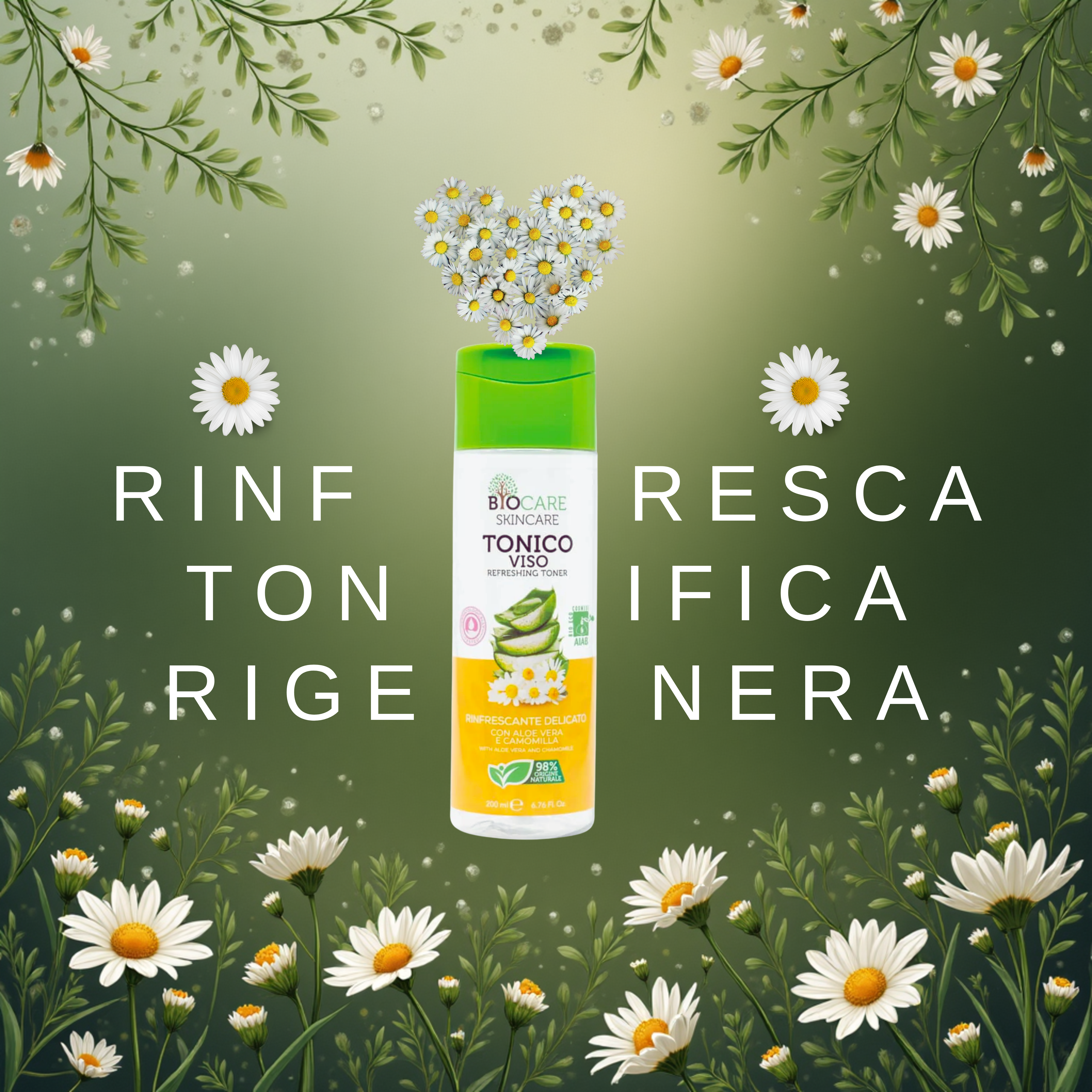 Tonico Viso Aloe Vera E Camomilla - 200ml