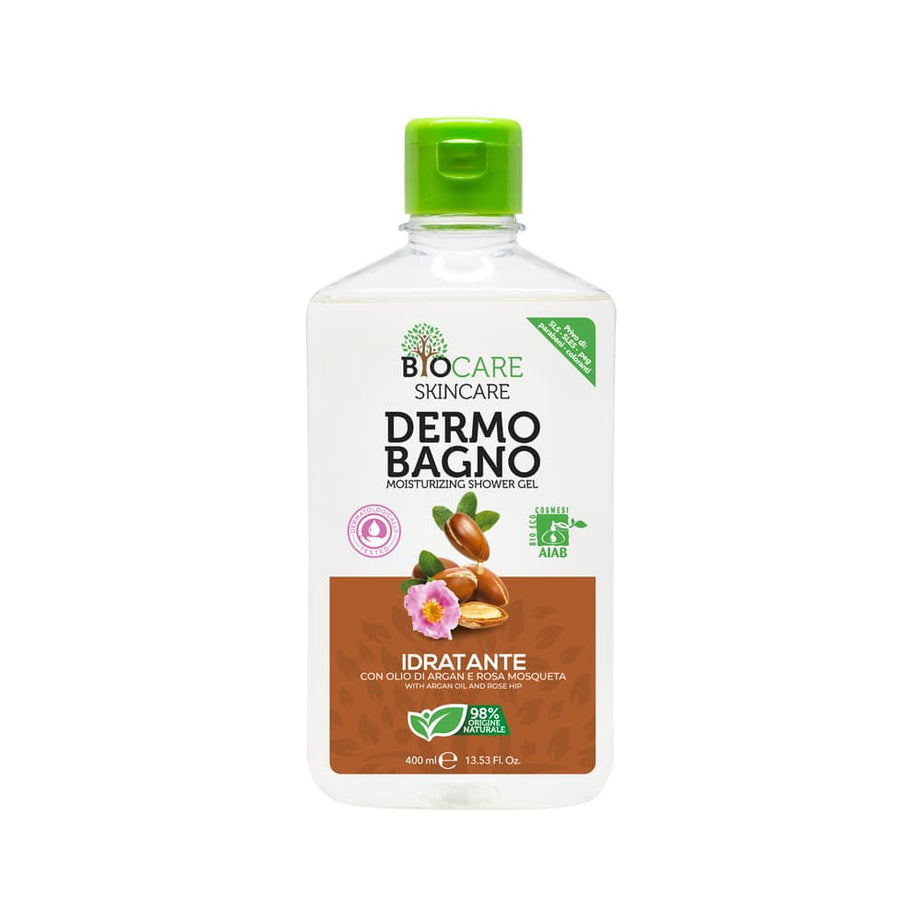 BioCare Dermobagno IDRATANTE CON OLIO DI ARGAN E ROSA MOSQUETA 400ml