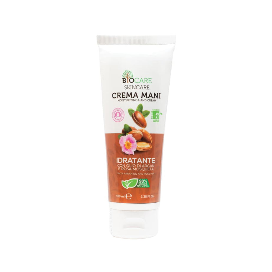 Crema Mani IDRATANTE CON OLIO DI ARGAN E ROSA MOSQUETA 100ml