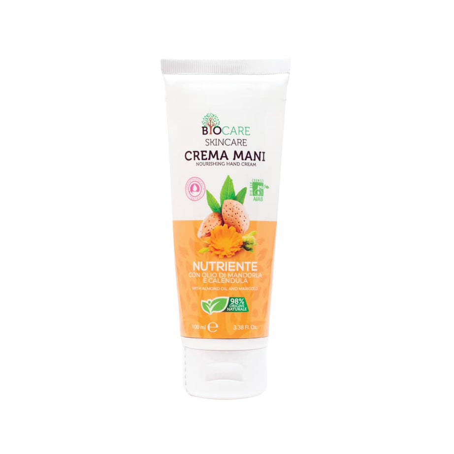 Crema Mani NUTRIENTE  CON OLIO DI MANDORLA E CALENDULA