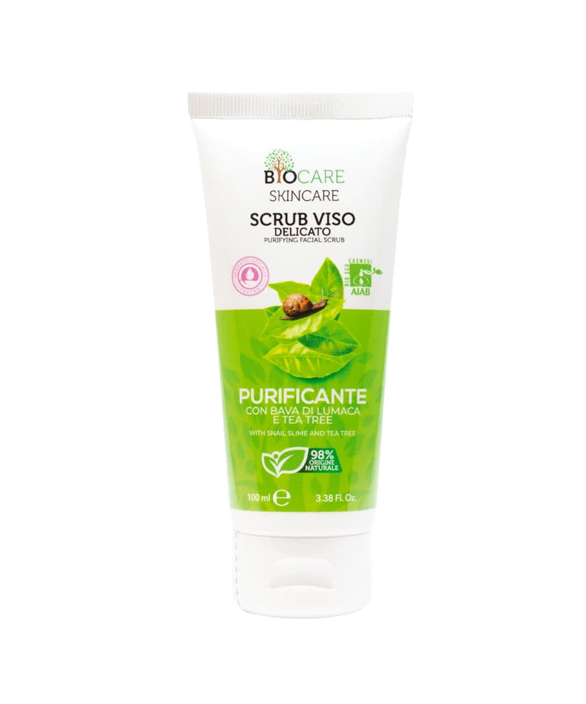 Scrub Viso Purificante Con Bava Di Lumaca E Tea Tree - 100 ml