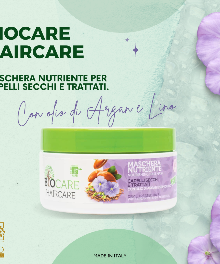 Biocare Maschera Per Capelli Secchi E Trattati