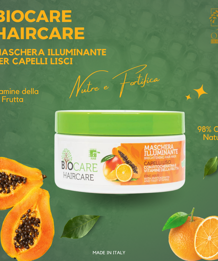 Biocare Maschera Per Capelli Lisci