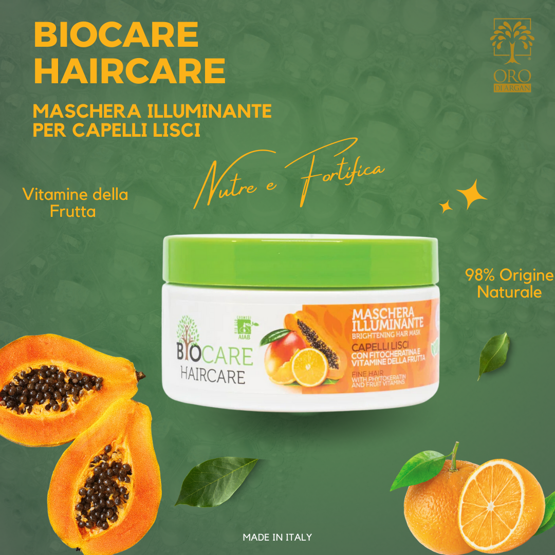 Biocare Maschera Per Capelli Lisci