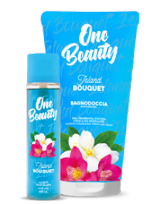 CONFEZIONE REGALO ONE BEAUTY- ISLAND BOUQUET- ACQUA PROFUMATA 100 ML + BAGNODOCCIA 200 ML